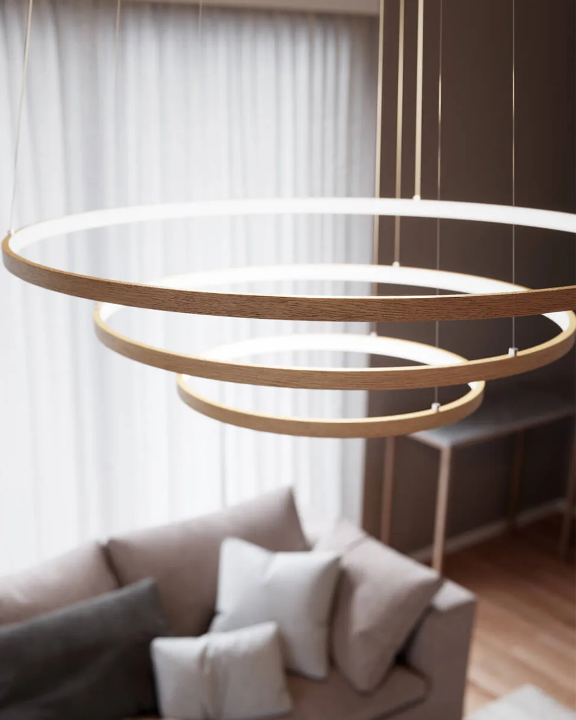 Trione ceiling light Ø80 cm, Nature By Rydéns
