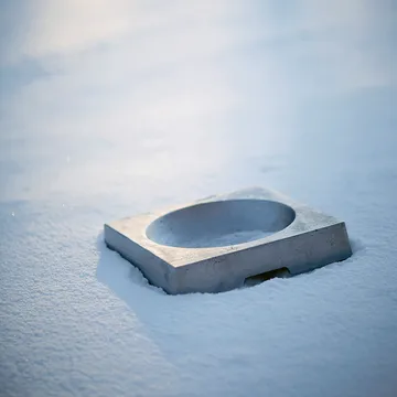 Kvadrat birdbath - Aluminum sand-casted - Byarums bruk