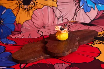 Flowy cutting board 20x40 cm - Acacia - Byon