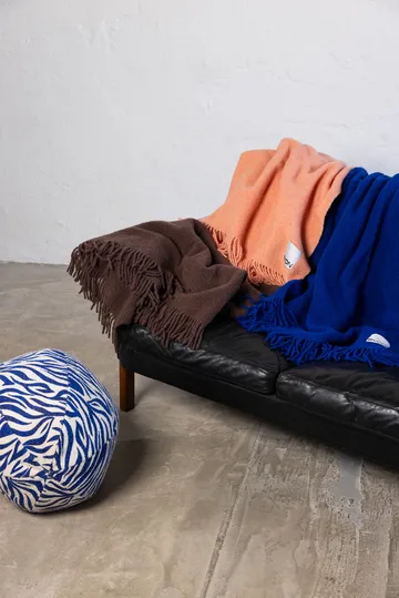 Franca throw blanket 130x170 cm - Brown - Byon