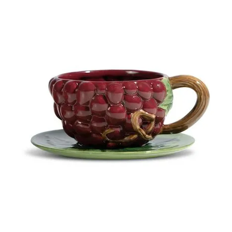 Grape cup with saucer 26 cl, Purple Byon