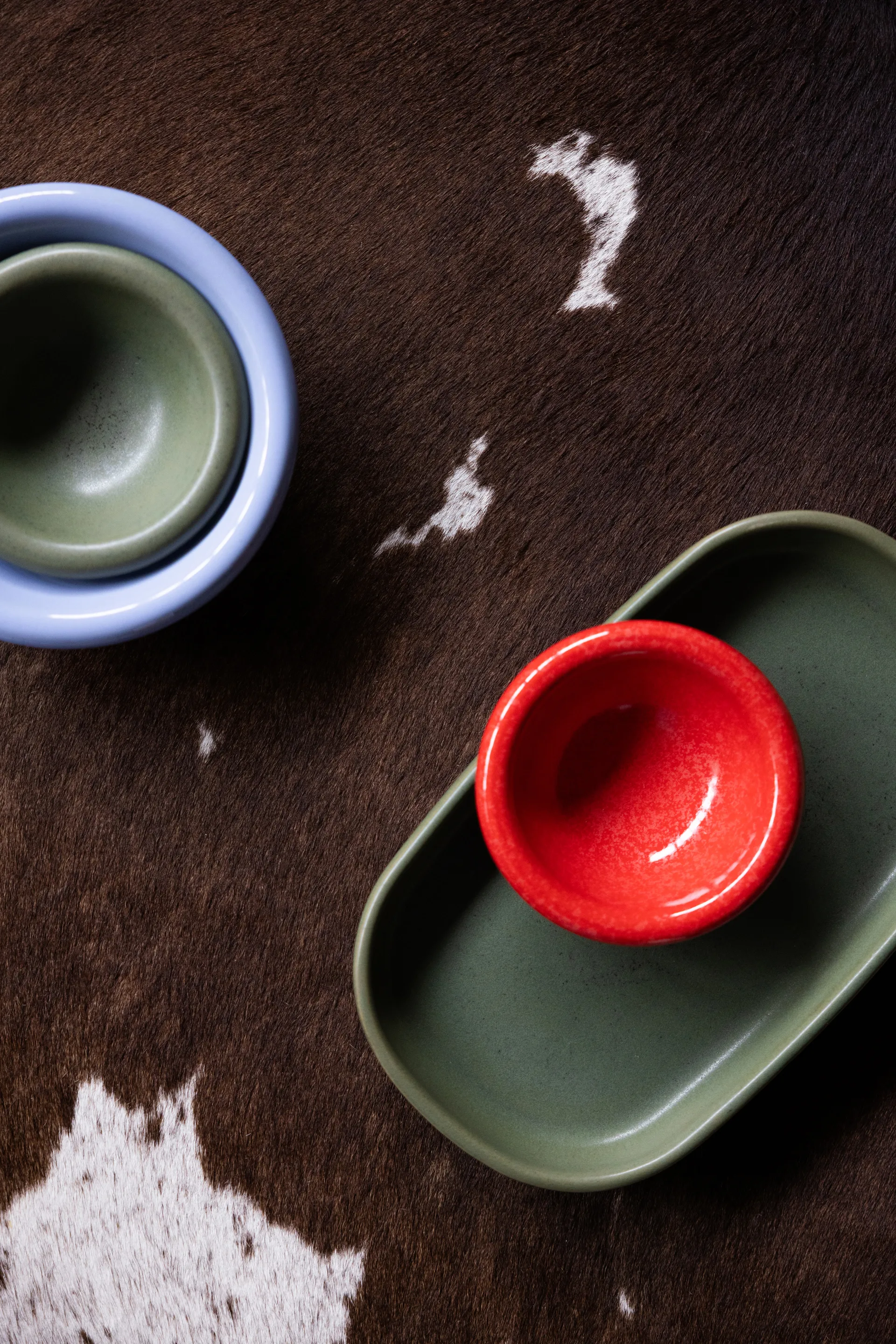 Porto serving tray 18x30 cm, Green Byon