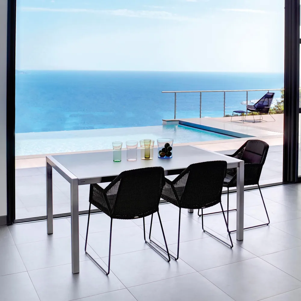 Breeze armchair weave, White grey Cane-line