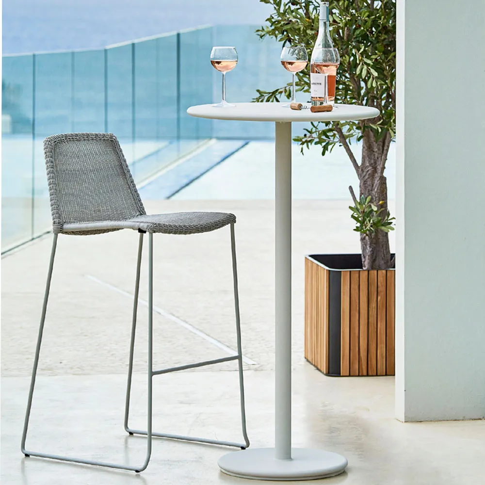 Breeze barstool, Light grey Cane-line