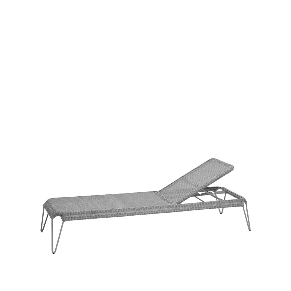 Breeze sun lounger weave, Light grey Cane-line
