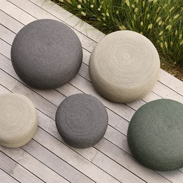 Circle footstool Ø75 cm - Taupe - Cane-line