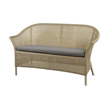 Lansing seat cushion for 2 seater sofa - Cane-line Natté taupe - Cane-line