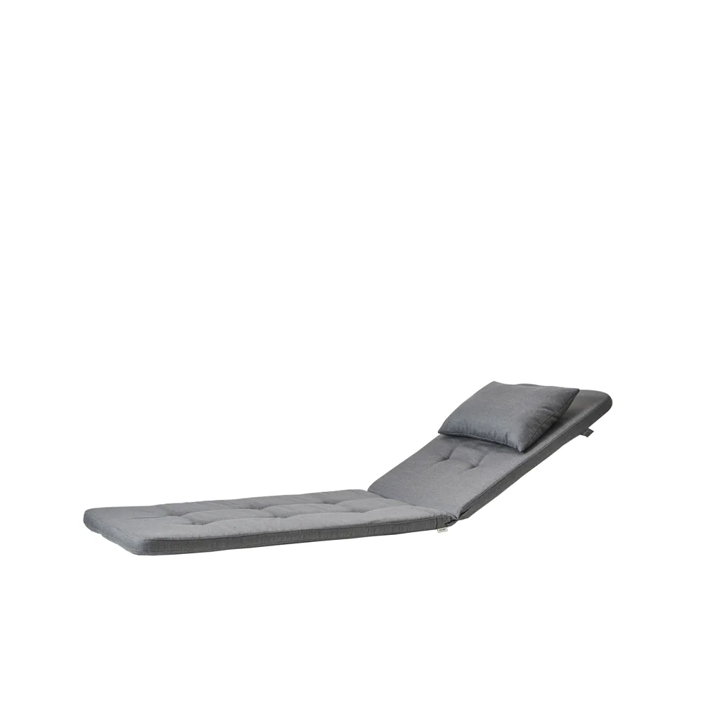 Presley sun lounger cushion, Cane-line Natté grey Cane-line