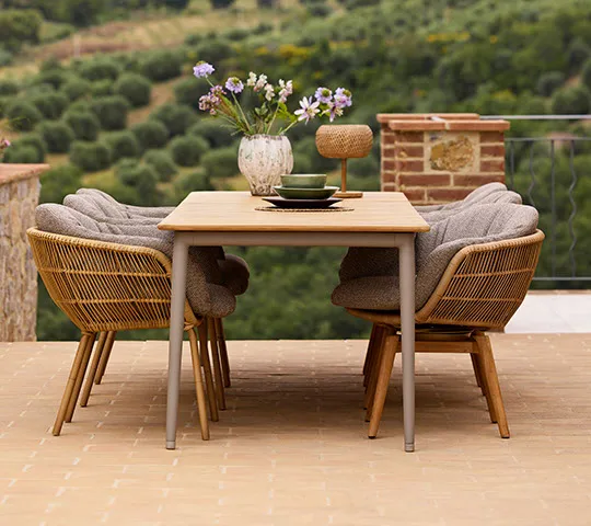 Stay chair, Natural (Weave) Cane-line