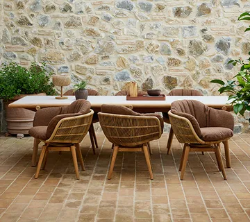 Stay chair swivel - Natural (Weave) - Cane-line