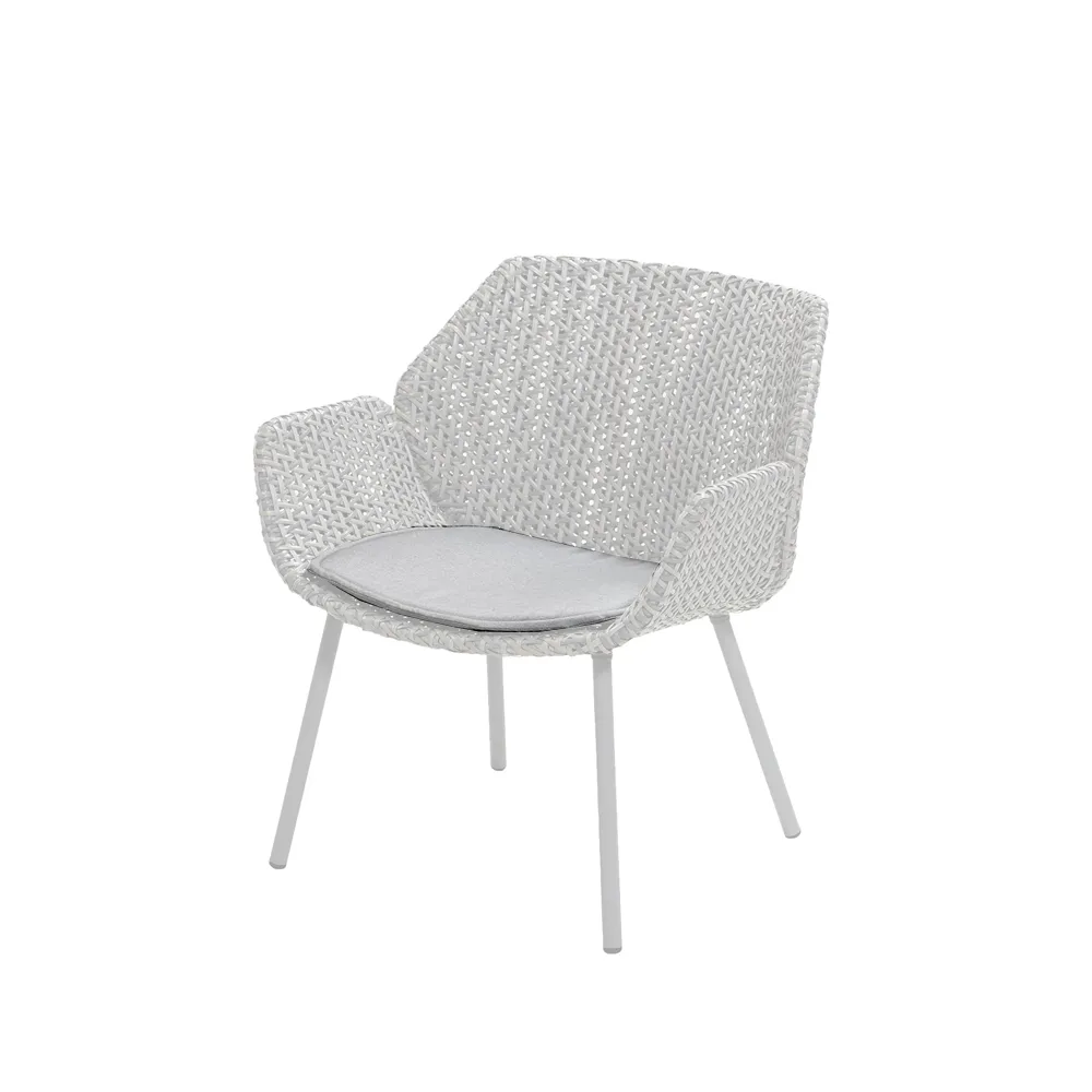 Vibe lounge armchair cushion, Cane-Line Natté light grey Cane-line