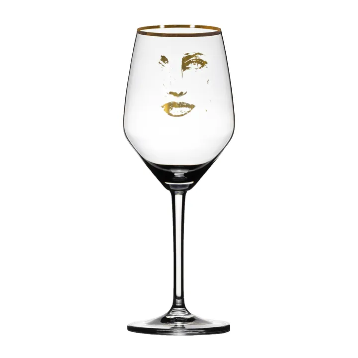 Gold Edition Piece of Me rosé-/white wine glass - 40 cl - Carolina Gynning