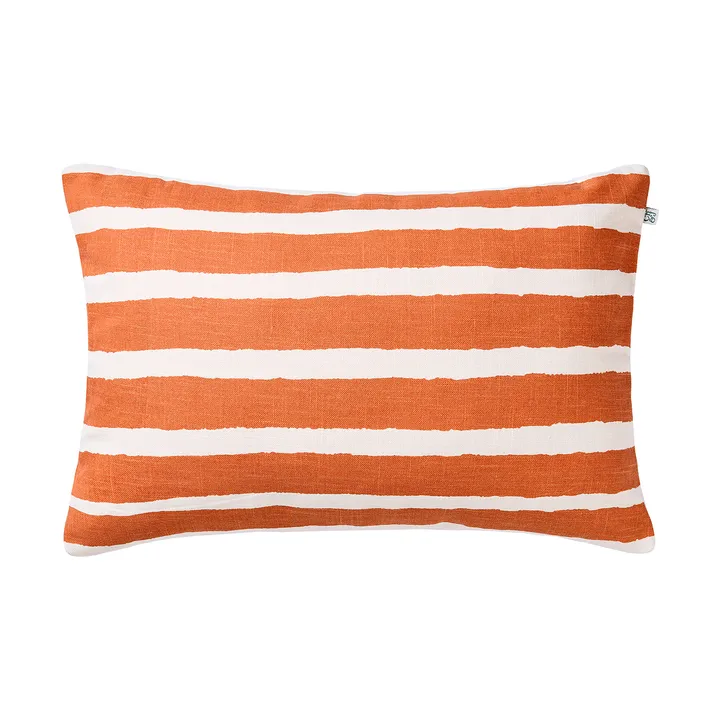 Block Stripe outdoor cushion 40x60 cm - Apricot orange-off white - Chhatwal & Jonsson