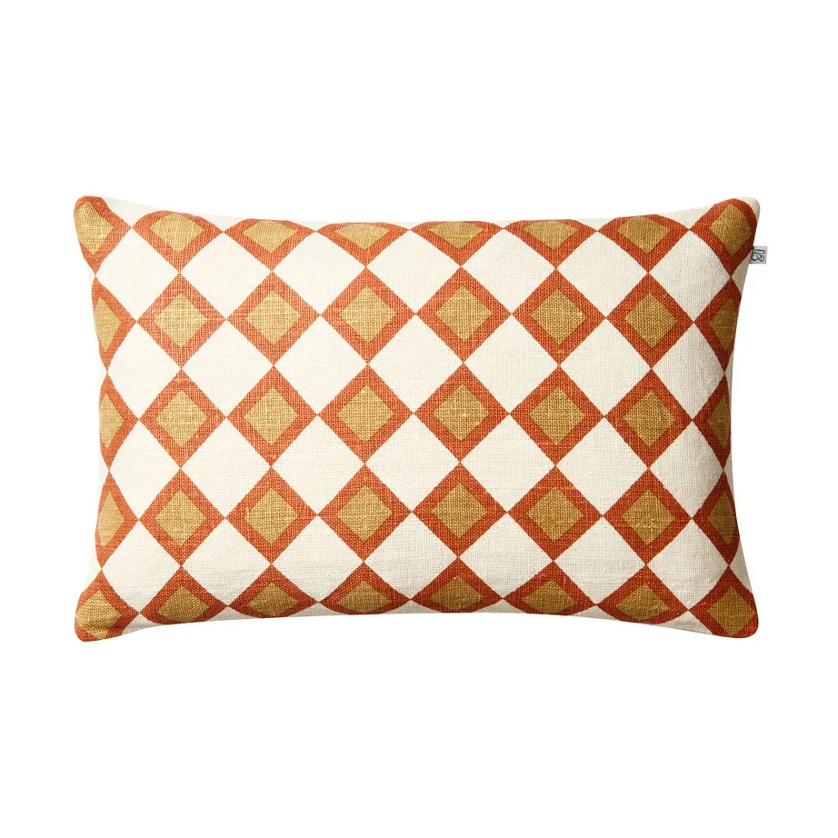 Jodhpur cushion cover 40x60 cm, Apricot orange-khaki Chhatwal & Jonsson