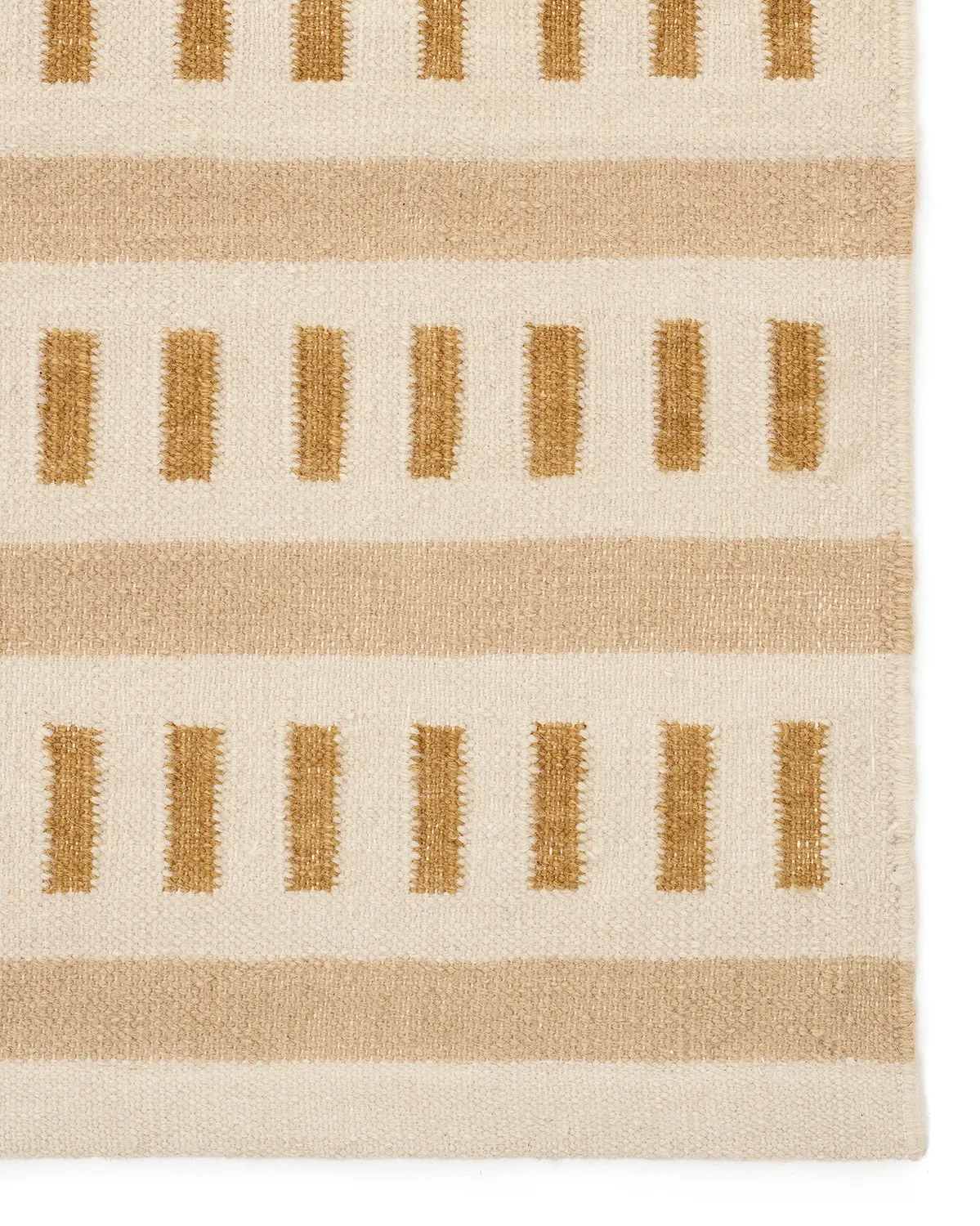 Ladakh wool rug, Off white-beige-masala yellow, 180x270 cm Chhatwal & Jonsson
