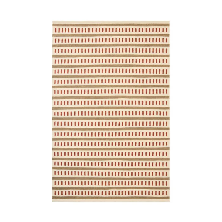 Ladakh wool rug - Off white-beige-rust, 180x270 cm - Chhatwal & Jonsson