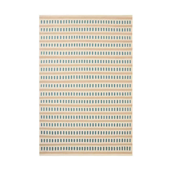 Ladakh wool rug - Off white-l. beige-heaven blue, 180x270 cm - Chhatwal & Jonsson