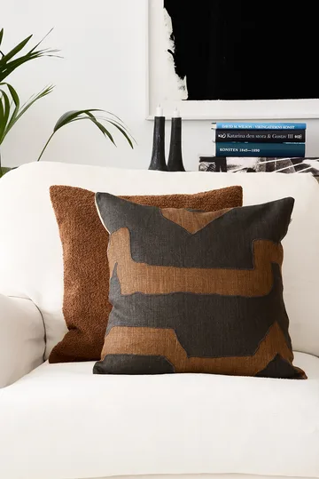 Mani cushion cover 50x50 cm - Cognac - Chhatwal & Jonsson