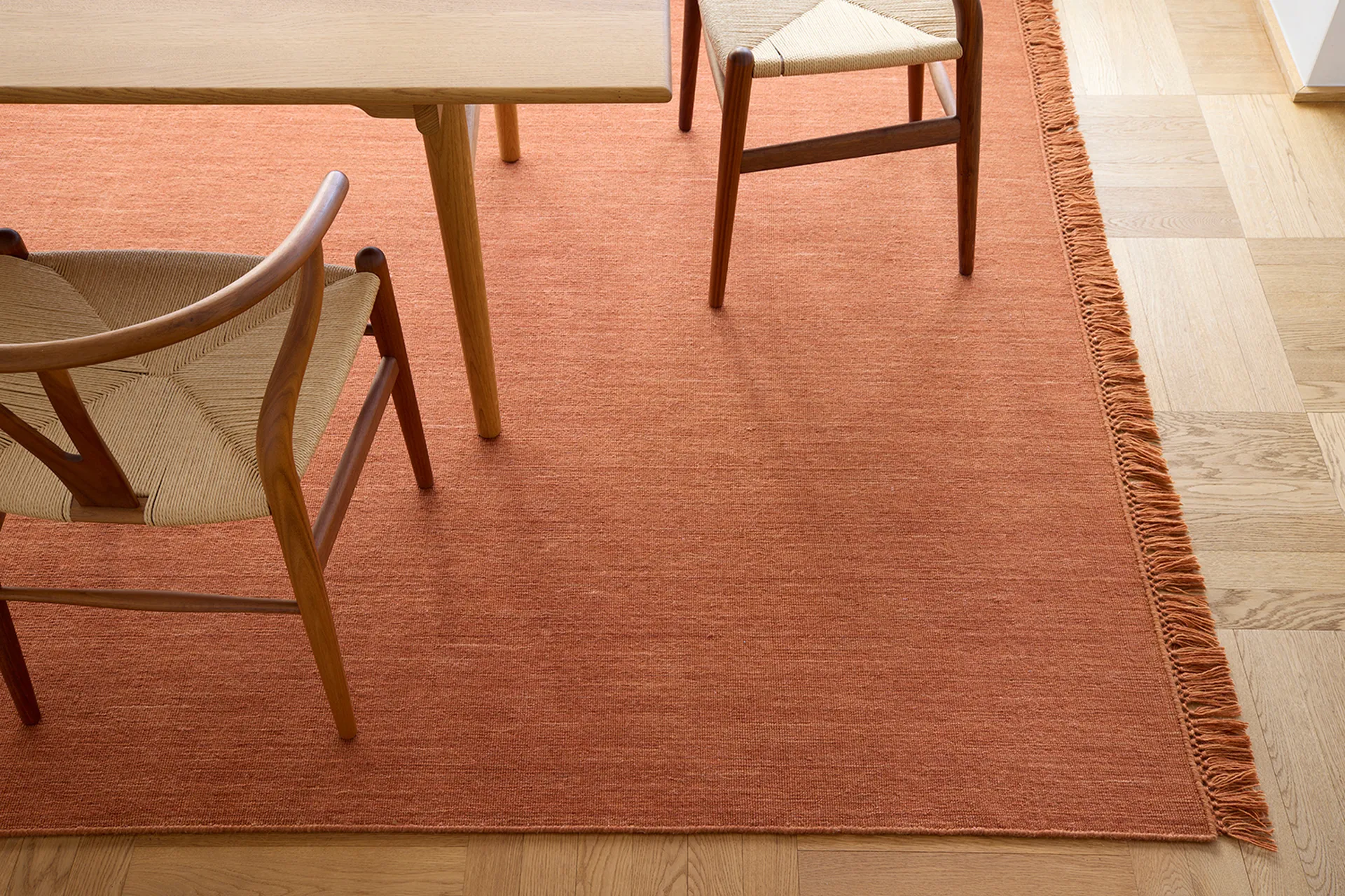Nanda rug, Rust melange. 170x240 cm Chhatwal & Jonsson