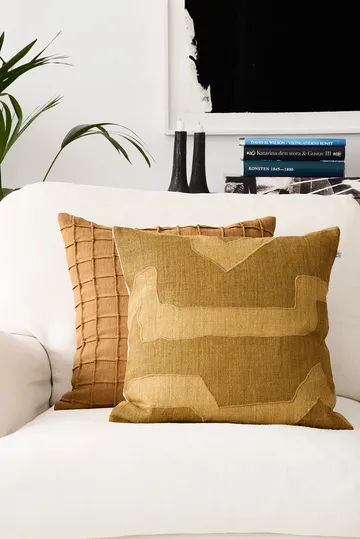 Sikkim pillowcase 50x50 cm - Spicy Yellow-Masala Yellow - Chhatwal & Jonsson