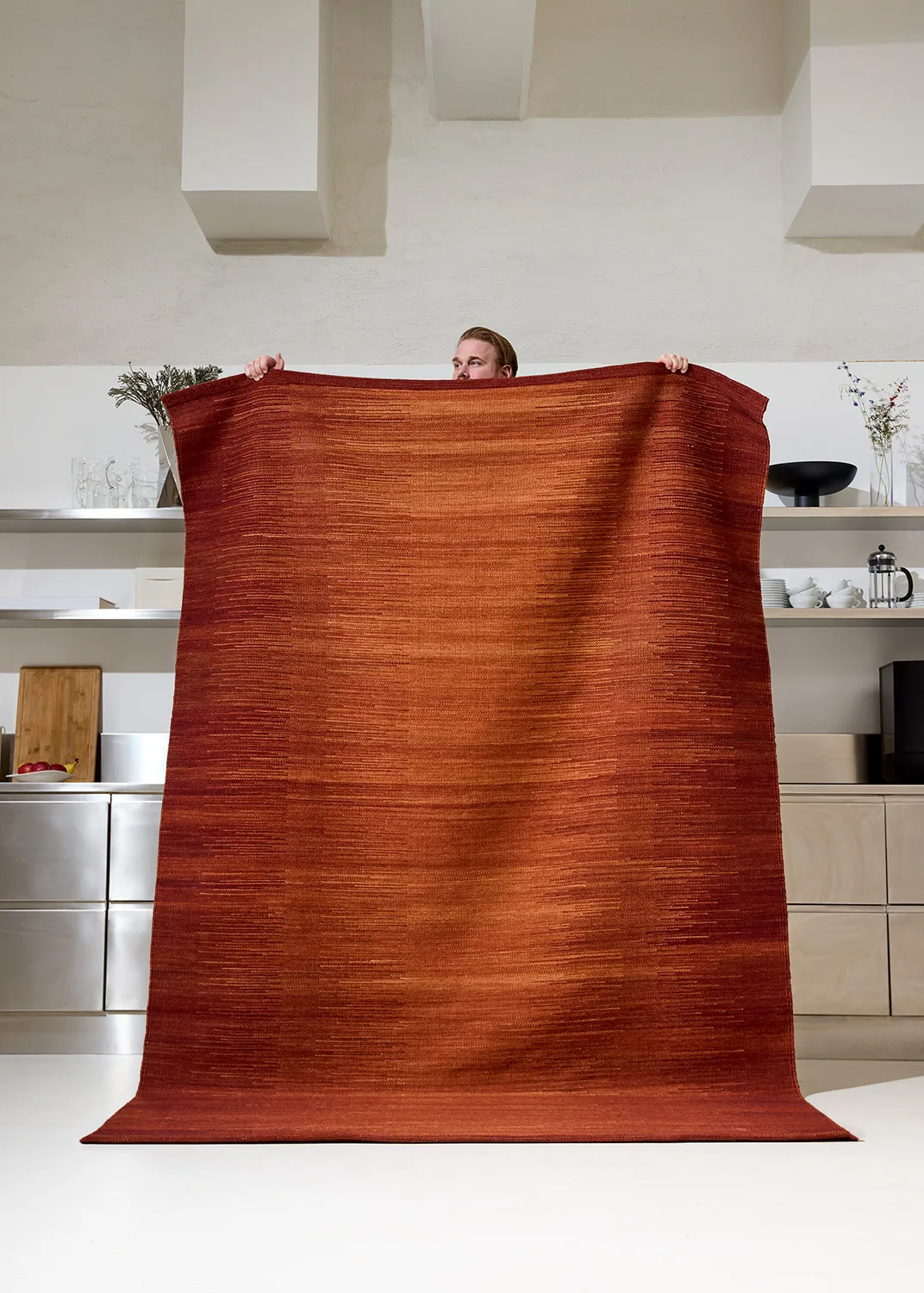 Tapti wool rug, Rust, 230x320 cm Chhatwal & Jonsson
