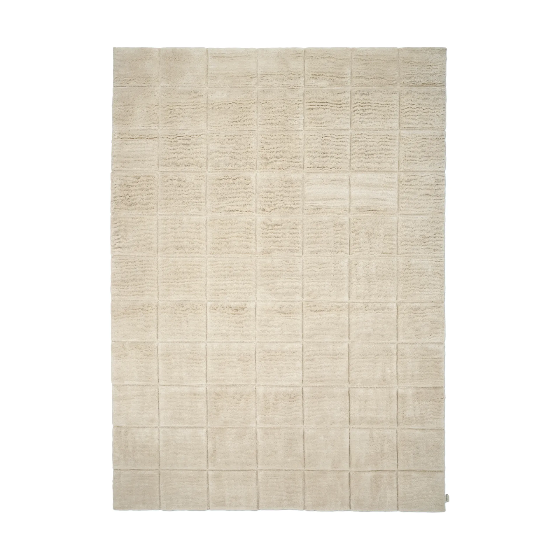 Grid rug, Ivory, 250x350 cm Classic Collection