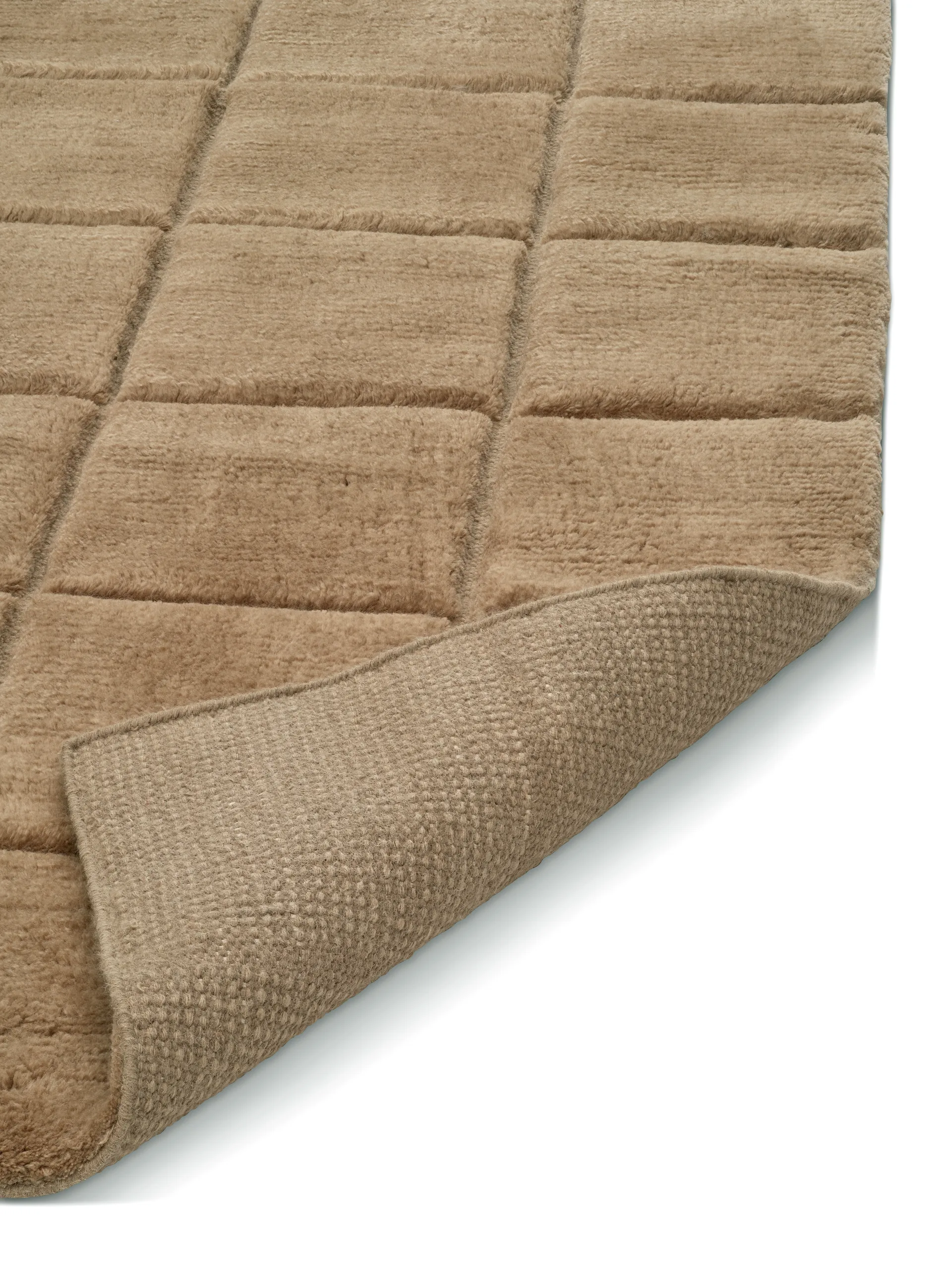 Grid rug, Wheat, 200x300 cm Classic Collection