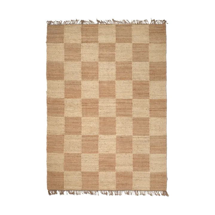 Jute Squares rug - Natural, 170x230 cm - Classic Collection