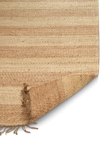 Jute Stripes rug - Natural jute, 250x350 cm - Classic Collection