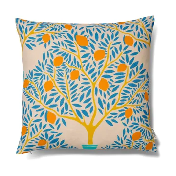 Lemon garden cushion cover 50x50 cm - Blue - Classic Collection