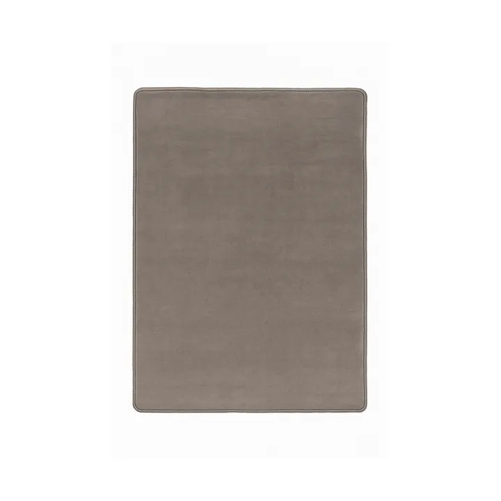 Lobby rug with overlock stitching - Grey, 140x200 cm - Classic Collection