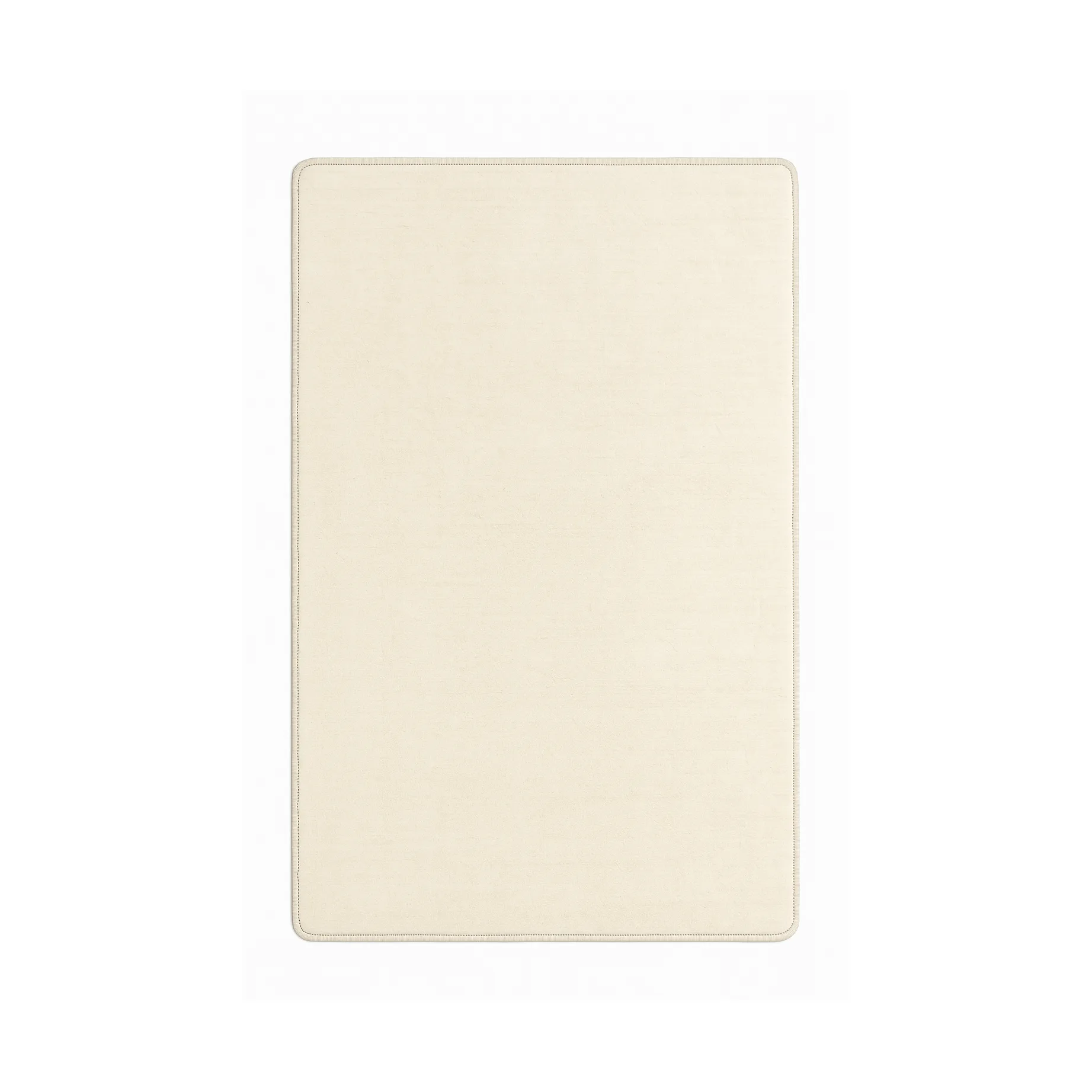 Lobby rug with overlock stitching, Off-white, 200x200 cm Classic Collection