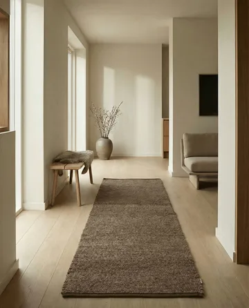 Merino Hallway runner - Brown, 80x250 cm - Classic Collection