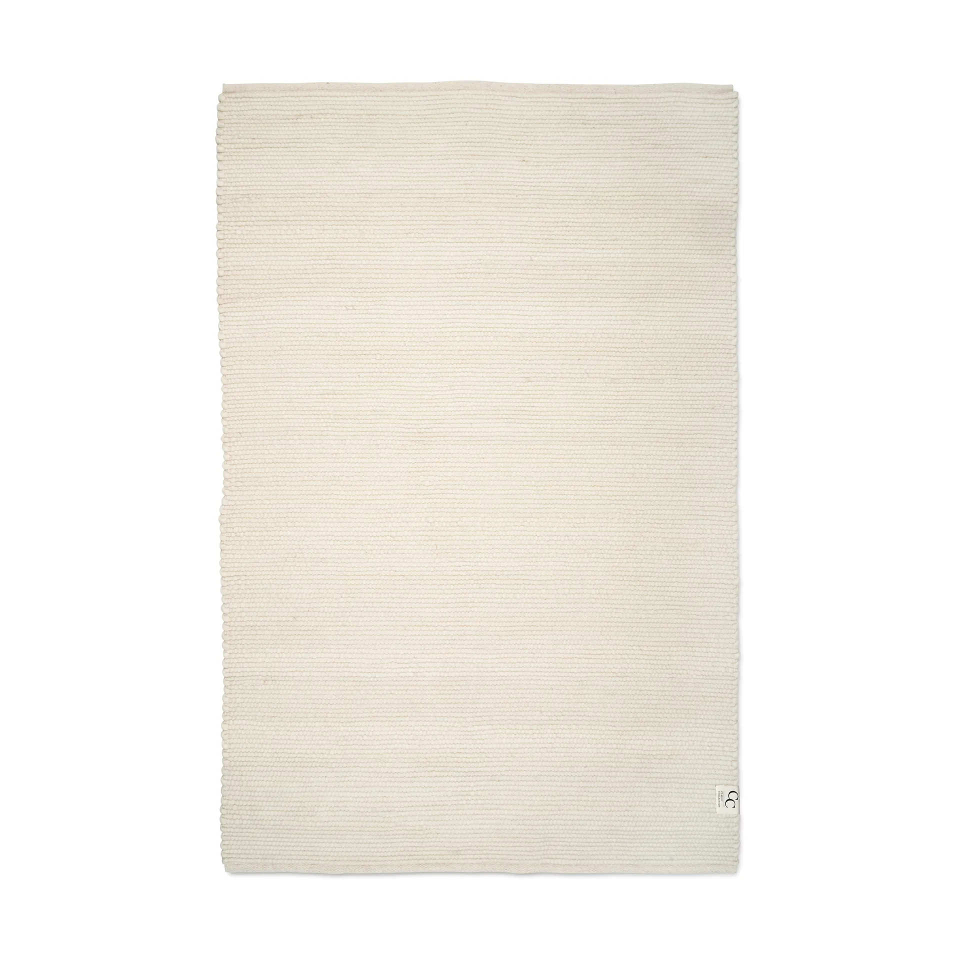 Merino wool carpet 170x230 cm, white Classic Collection
