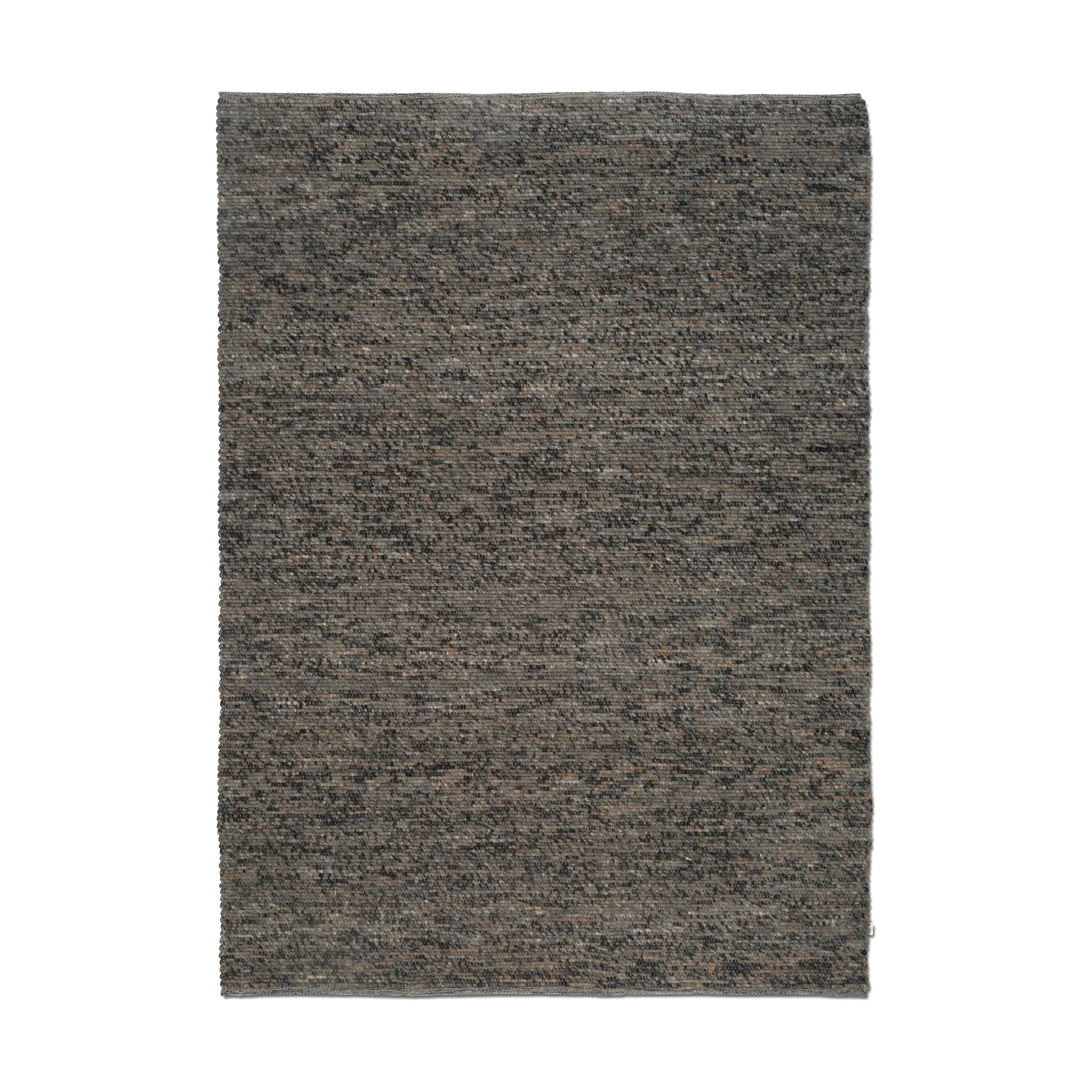Merino wool carpet 250x350 cm, Grey melange Classic Collection