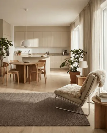 Merino wool rug - Brown, 200x300 cm - Classic Collection