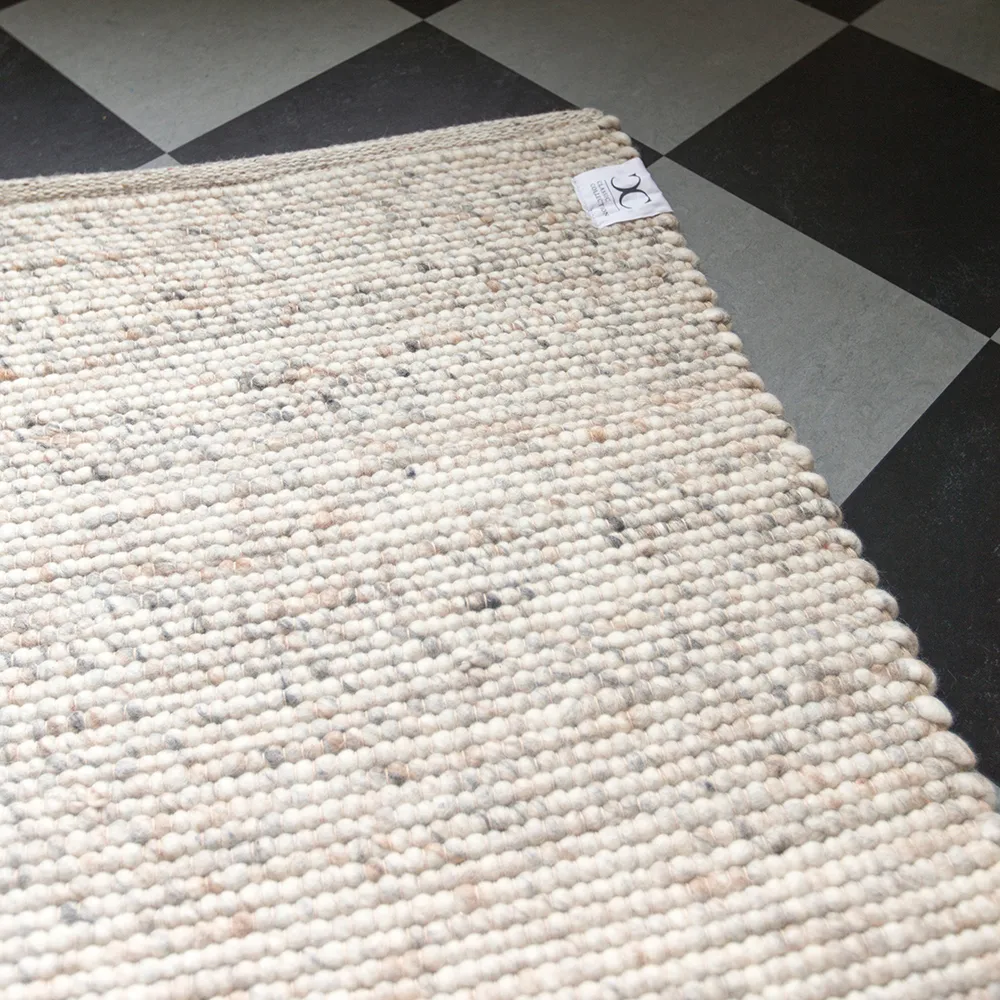 Merino wool rug, Nature beige, 140x200 cm Classic Collection