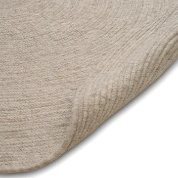 Merino wool rug round Ø240 cm - Oat - Classic Collection