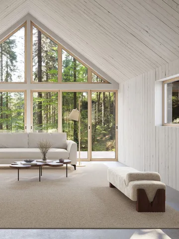 Nordklint rug with overlock edging - Natural grey, 400x600 cm - Classic Collection