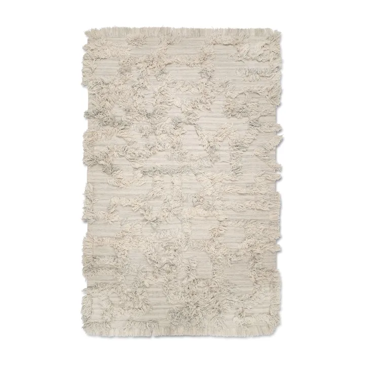 Rio wool carpet 250x350 cm - Ivory melange - Classic Collection