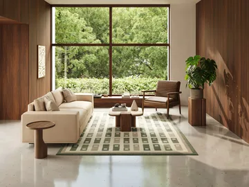 Röllakan Fyrbo rug - Green, 250x350 cm - Classic Collection