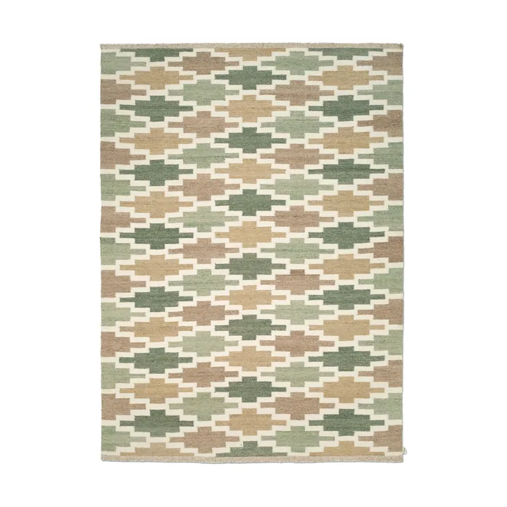 Röllakan Korsnäs rug - Green beige, 170x230 cm - Classic Collection