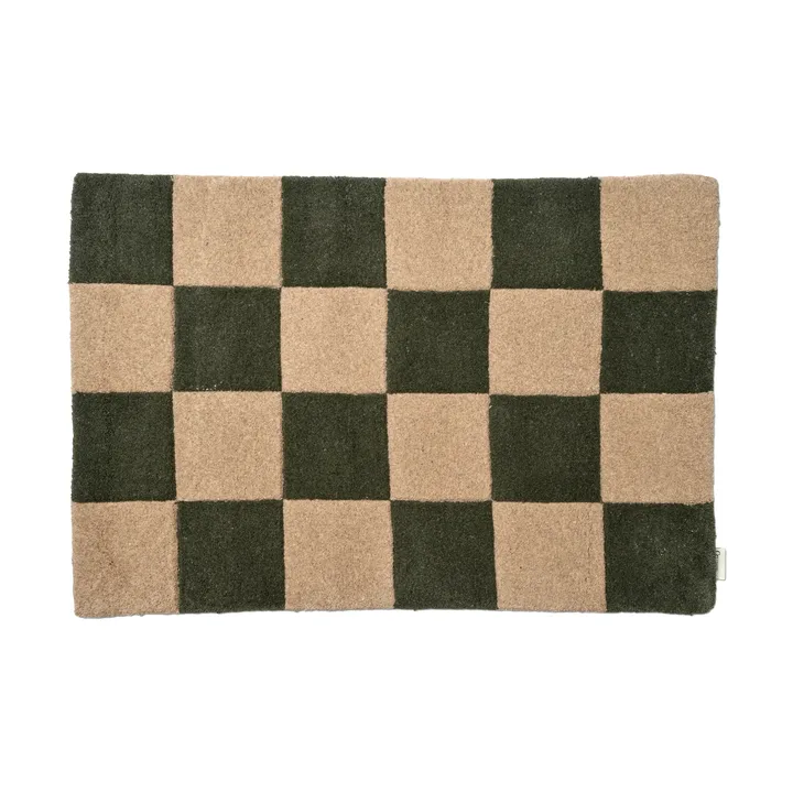 Square doormat - Green-natural, 60x90 cm - Classic Collection