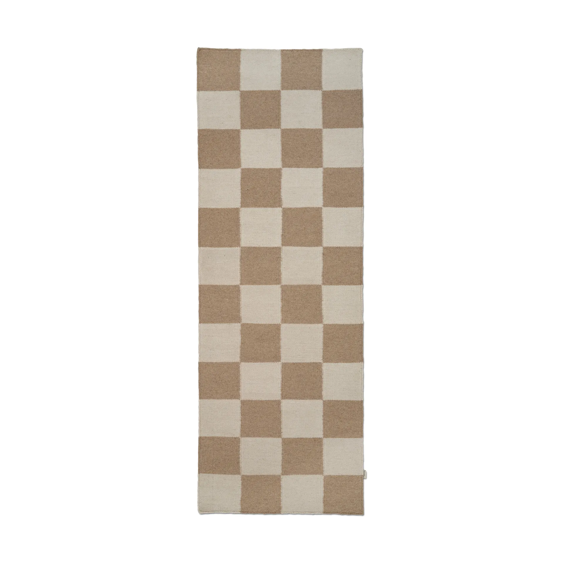 Square runner rug, White-natural, 80x200 cm Classic Collection