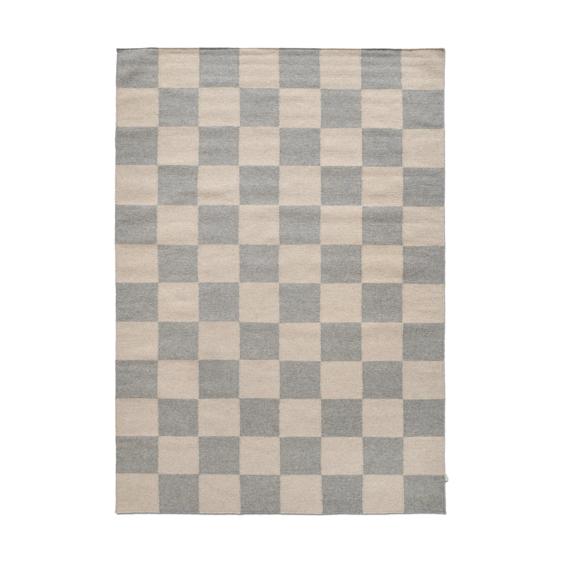 Squares rug, Grey-beige, 170x230 cm Classic Collection