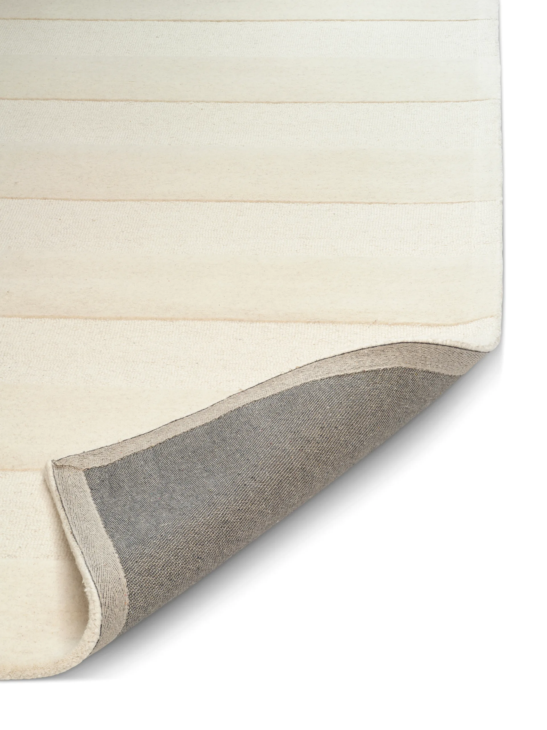 Stripe Boucle rug, Ivory, 250x350 cm Classic Collection