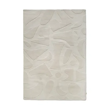Vivid wool rug 250x350 cm - White - Classic Collection