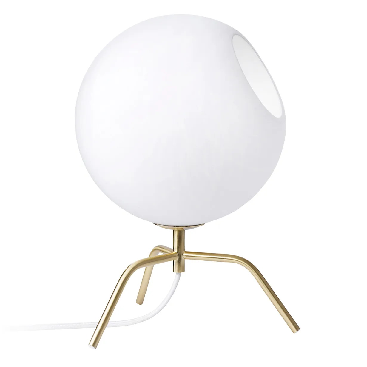 Bug 20 table lamp, brass-opal glass CO Bankeryd