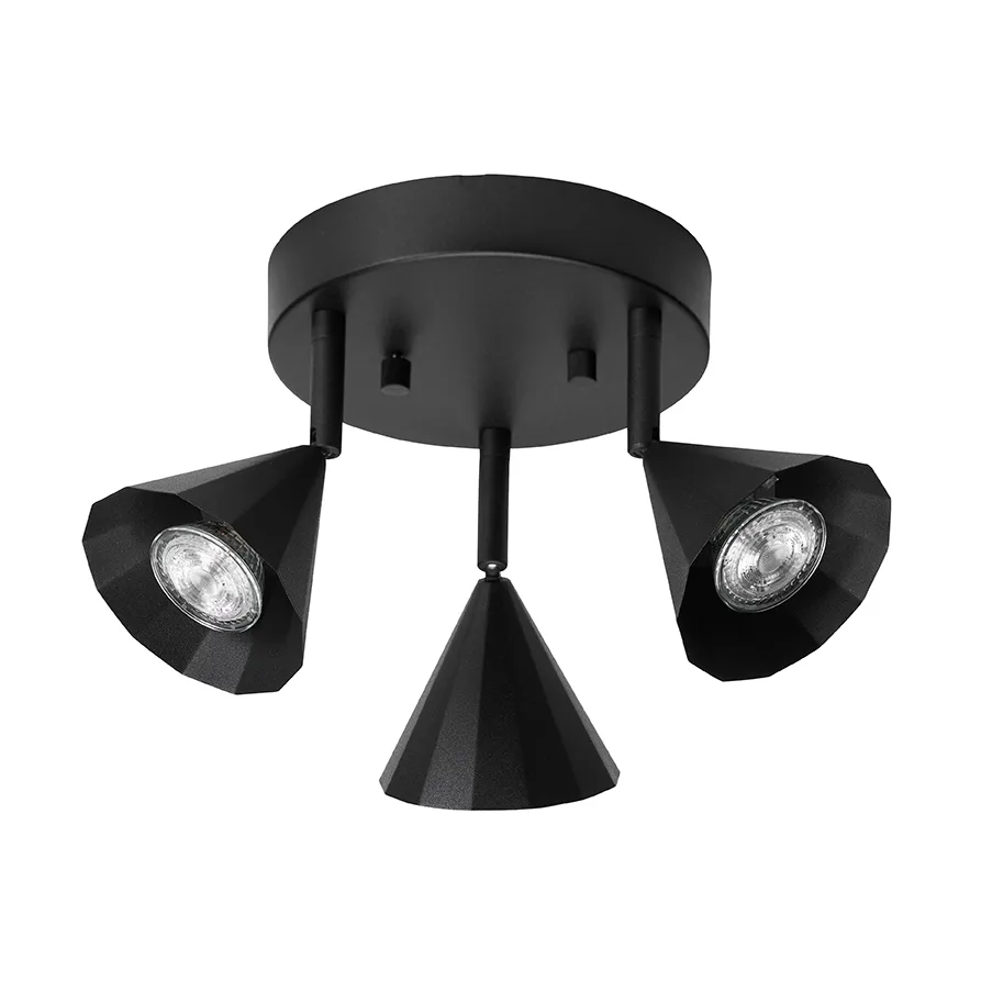 Rain 18 ceiling spotlight, Black CO Bankeryd