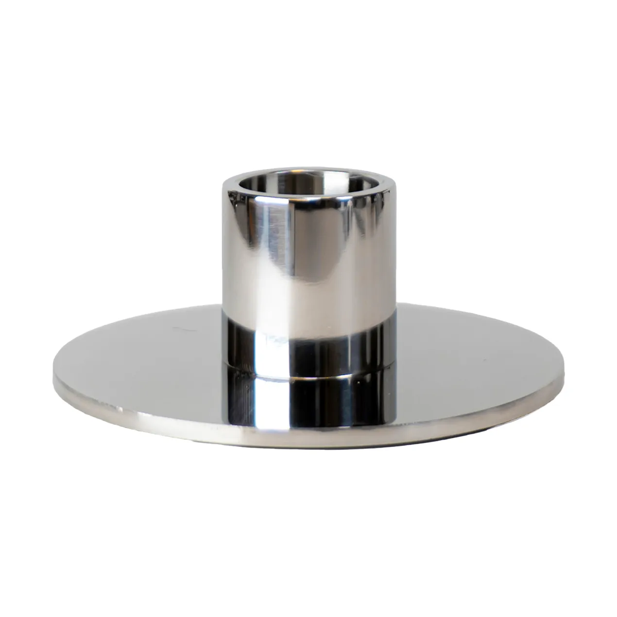 Cooee candle holder low 3 cm, Stainless steel Cooee Design